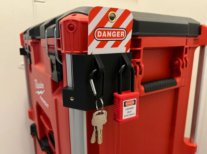 Milwaukee Packout Lockout Tagout Holder – Secure LOTO Storage for Packout Rails