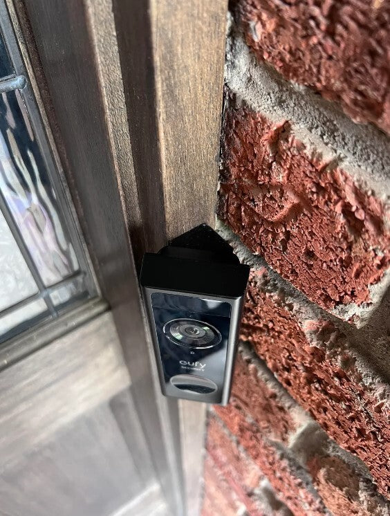 Eufy 2K (Battery/Wired) Doorbell Wedge 35-55 Degrees Kit  (3D Printed - ABS)