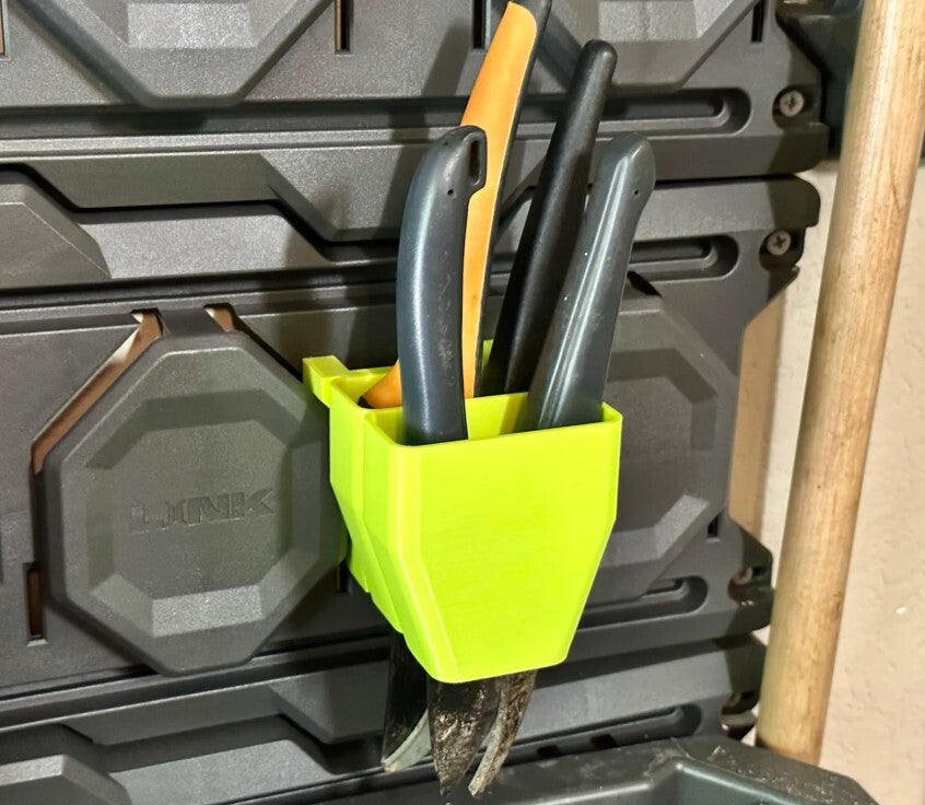 Pruning Shears/Pliers Holder for Ryobi Link - 3D Printed
