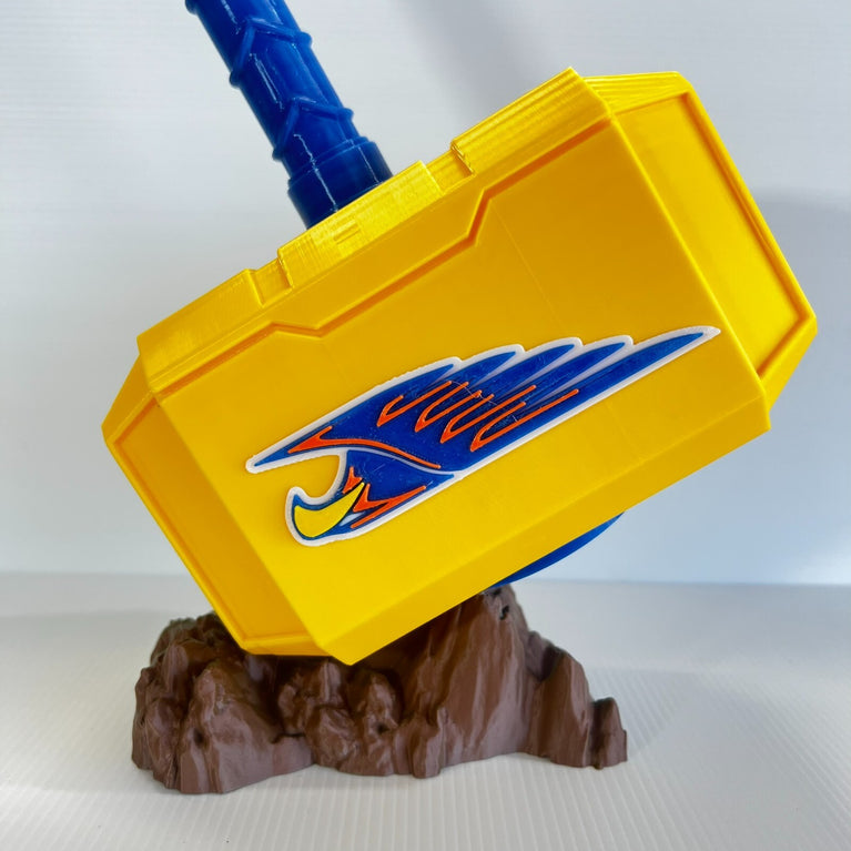 West Coast Eagles Thor’s Hammer – 3D Printed Display Piece for Fans (Logo Ver 1)