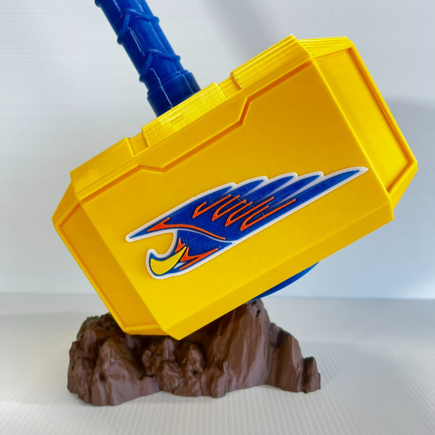 West Coast Eagles Thor’s Hammer – 3D Printed Display Piece for Fans (Logo Ver 1)