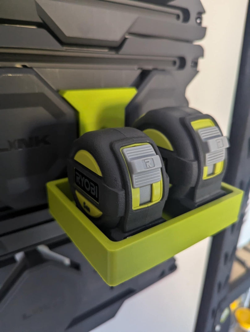 Ryobi Link Tape Measure Holder – Fits Two Tape Measures - 3D Printed