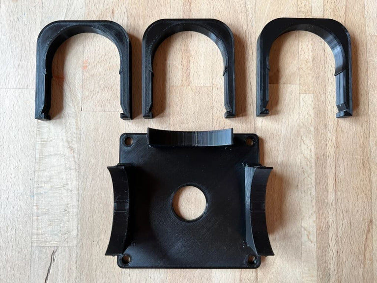 Wall Bracket for Steinbach (Intex) Bypass Valve - 3D Printed