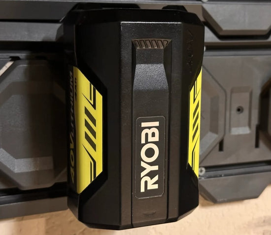 40V Battery Mount for Ryobi Link with Optional 25° Tilt - 3D Printed