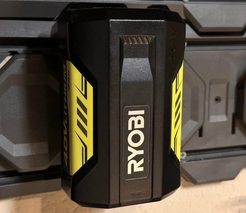 40V Battery Mount for Ryobi Link with Optional 25° Tilt - 3D Printed