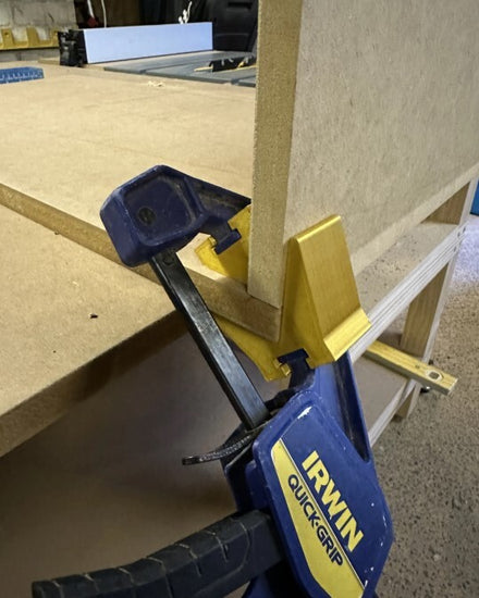 Irwin Mini Quick Grips Corner Clamp Adapters - 90 Degree Joinery, PETG Durable