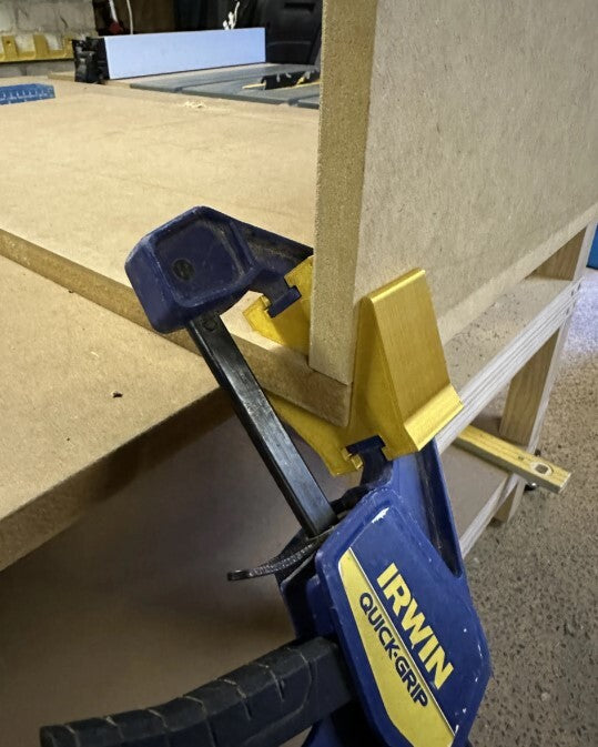 Irwin Mini Quick Grips Corner Clamp Adapters - 90 Degree Joinery, PETG Durable