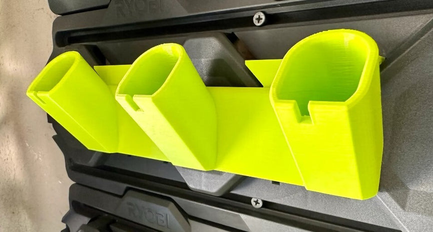 3 x 18V battery holder for Ryobi Link - 3D Printed