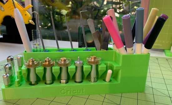 Cricut Tool Holder with cups - 3D Printed