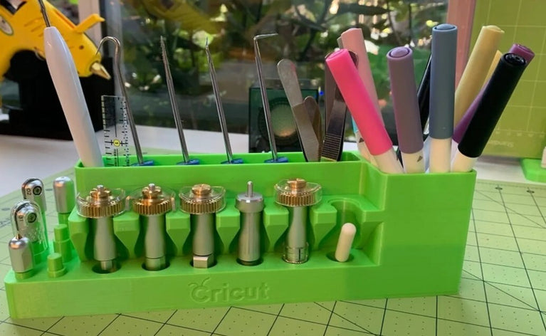 Cricut Tool Holder with cups - 3D Printed