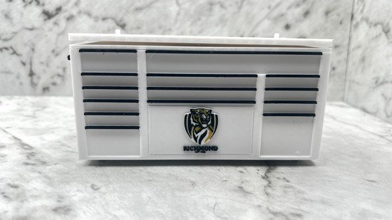 AFL Richmond  Toolbox Pen Holder - 3D Printed Desk Organizer