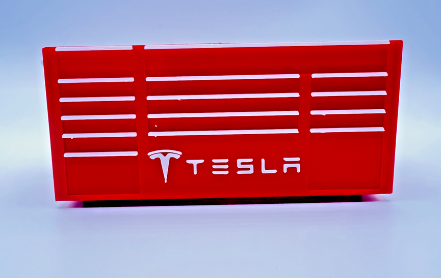 Tesla  - 3D Printed Desk Organizer