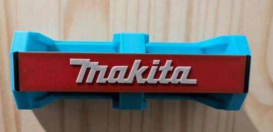 Makita 18V Battery Wall Mount Holder – Holds 4 Batteries (3D Printed)