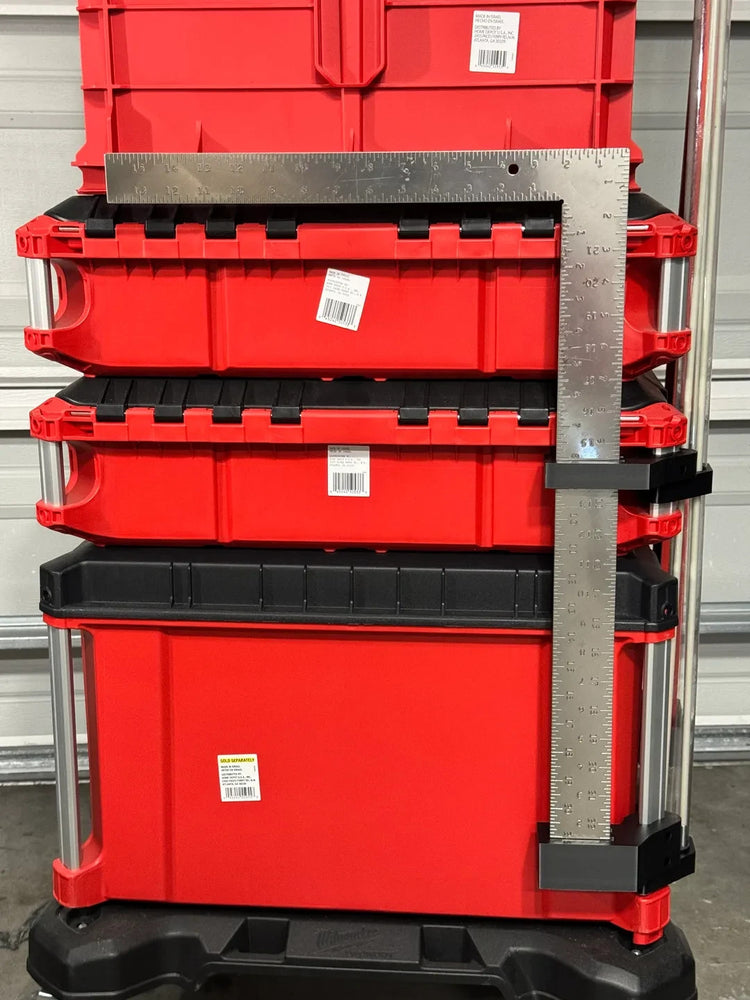 Milwaukee PACKOUT Square Holder – Mount for Framing & Layout Squares Insert | PACKOUT