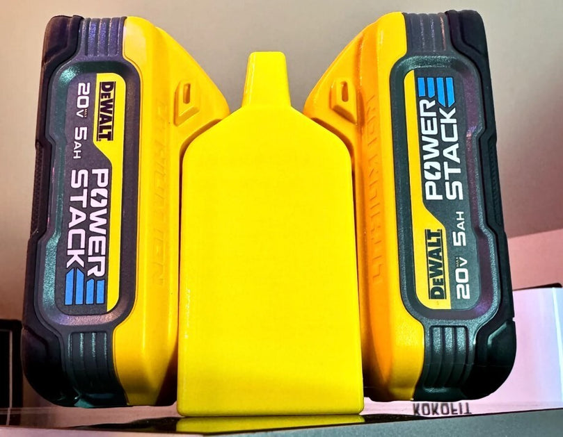DeWALT Battery Caddy - Fits 6 DeWALT 20V Max Bat (3D Printed)