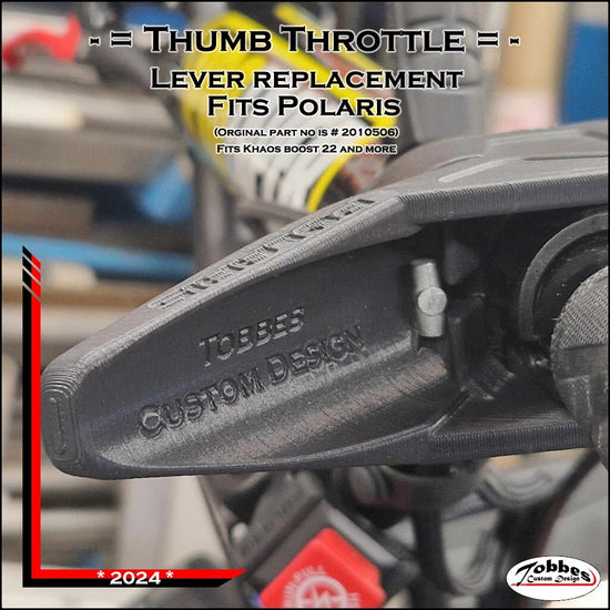 Polaris Thumb Throttle - Original Part #2010506 - 3D printed