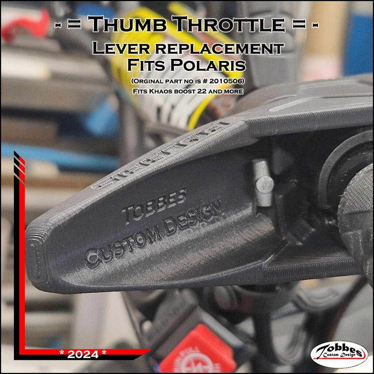 Polaris Thumb Throttle - Original Part #2010506 - 3D printed