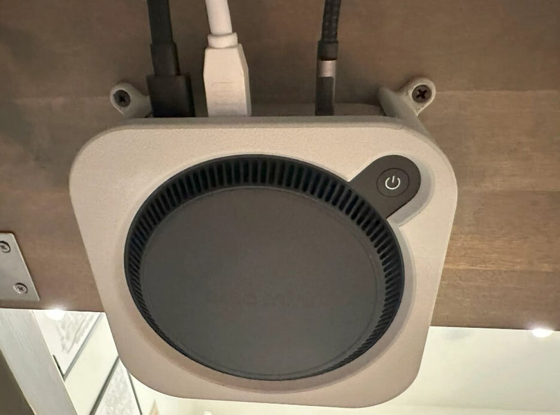 Under-Desk Mount for M4 Mac Mini (November 2024 Release) -  3D Printed
