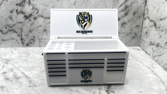 AFL Richmond  Toolbox Pen Holder - 3D Printed Desk Organizer