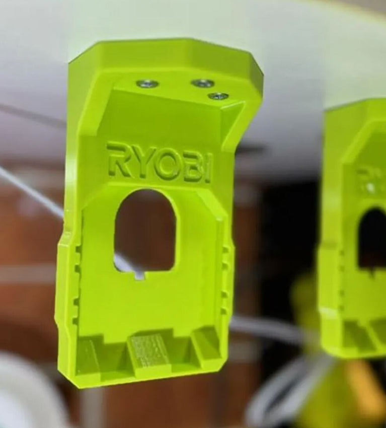 Ryobi One+ 18V Battery Mount - Secure Storage Solution - 3D Printed
