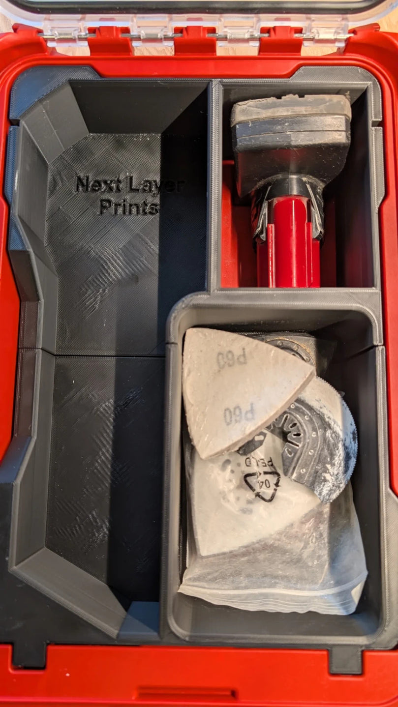 3D Printed Packout Insert Compact Insert M12 Fuel Multi Tool