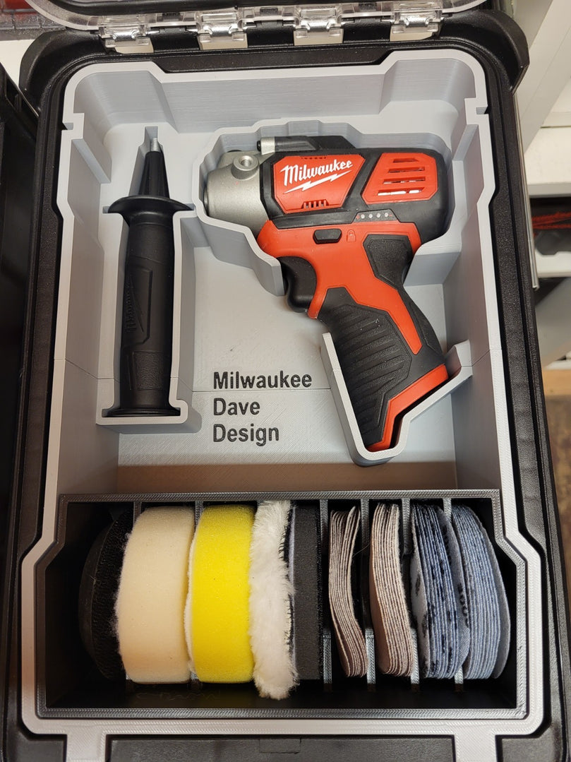 Milwaukee M12 Polisher Insert | Milwaukee PACKOUT Compact Organiser 48228435