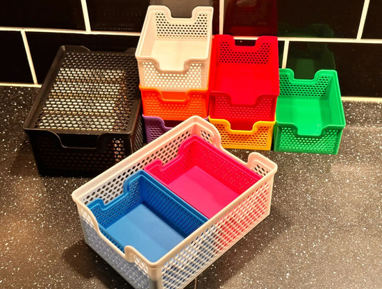 Stacking Storage Basket (132x92mm)  - 3D Printed