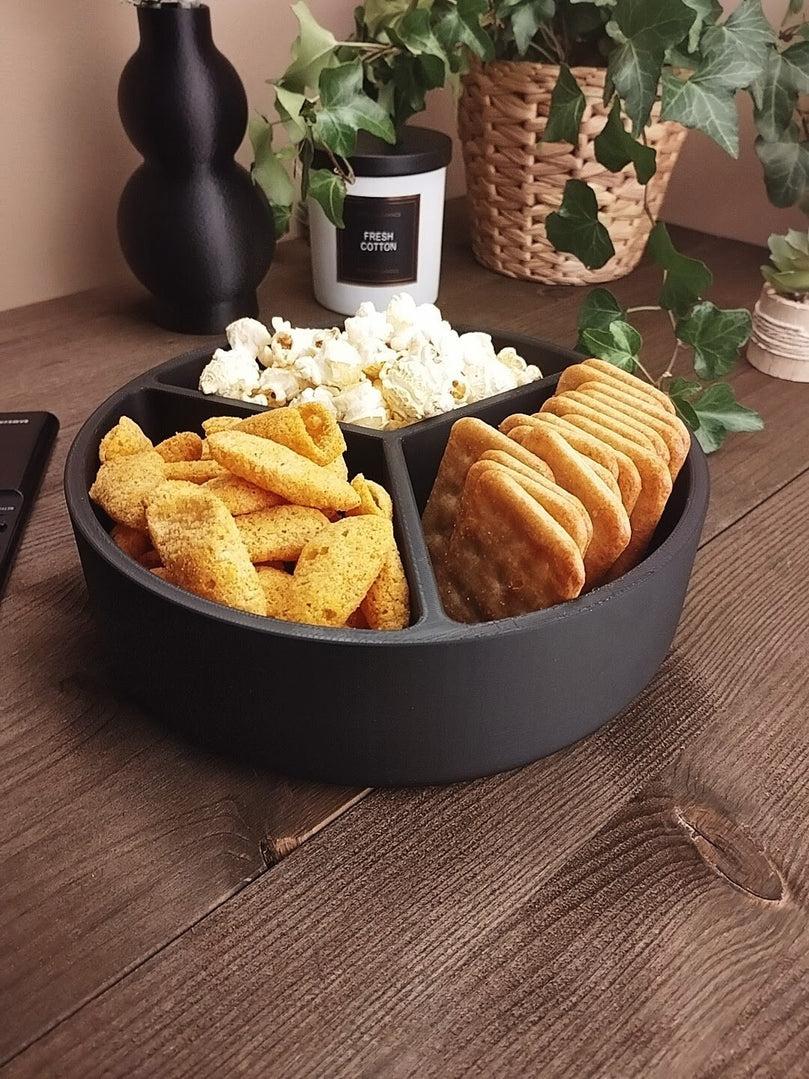 3D Printed Design Snack Tray "Three Options"