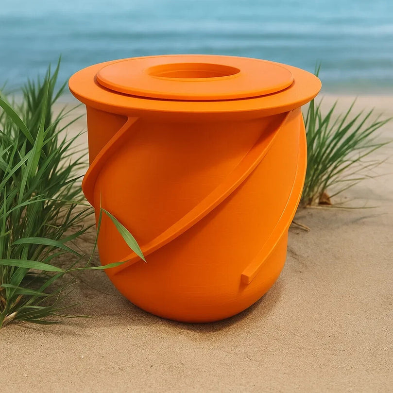 Mini Bury-in-Sand Beach Safe  - 3D Printed