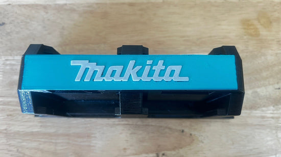 Makita 18V Battery Wall Mount Holder – Holds 4 Batteries (3D Printed)