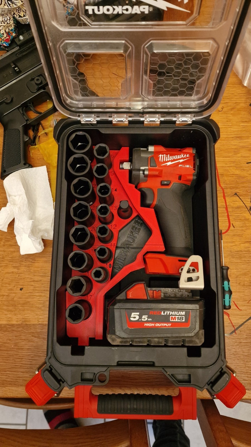 M18 FIW2F12 Insert | Milwaukee PACKOUT Compact Organiser 48-22-8435