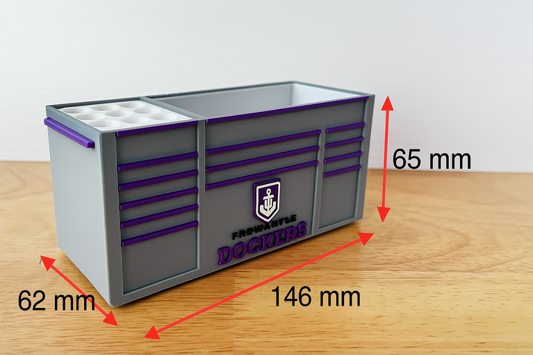 Freemantle Dockers  - 3D Printed Desk Organizer