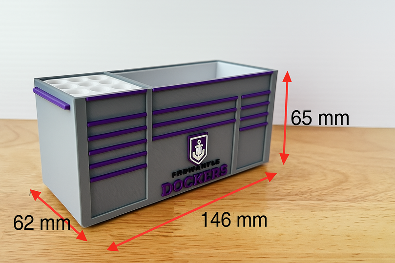 Freemantle Dockers  - 3D Printed Desk Organizer