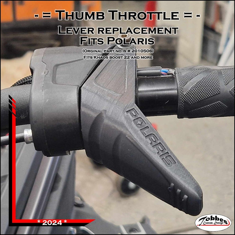 Polaris Thumb Throttle - Original Part #2010506 - 3D printed