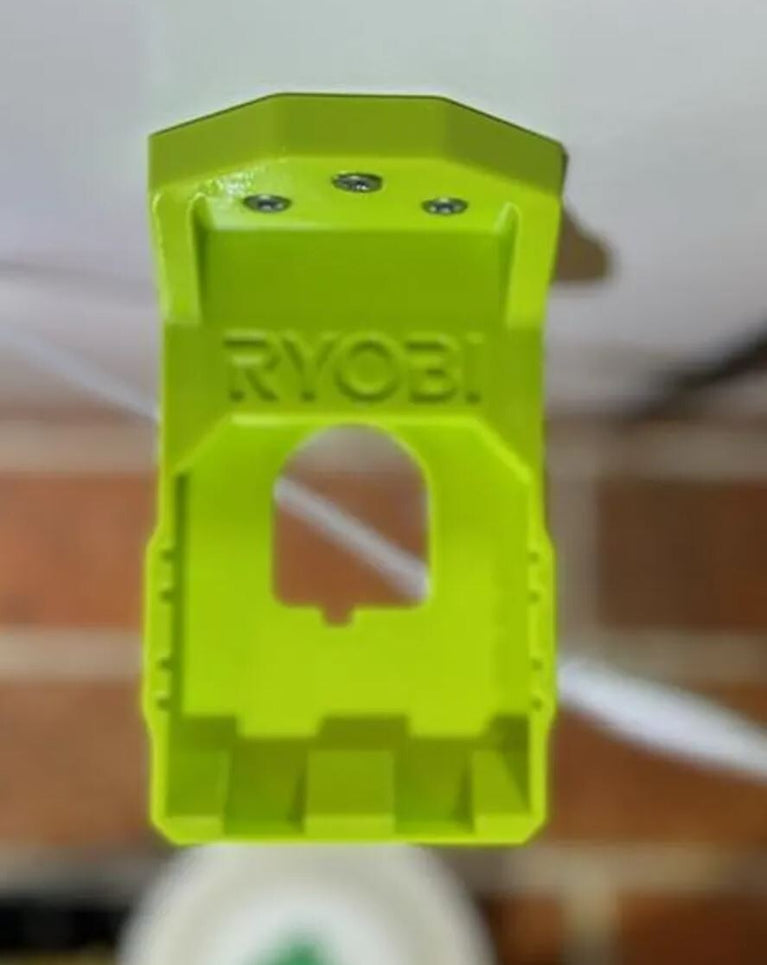 Ryobi One+ 18V Battery Mount - Secure Storage Solution - 3D Printed