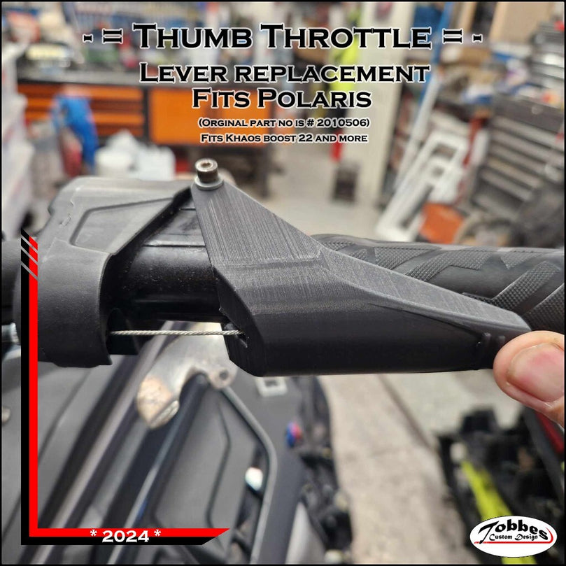 Polaris Thumb Throttle - Original Part #2010506 - 3D printed