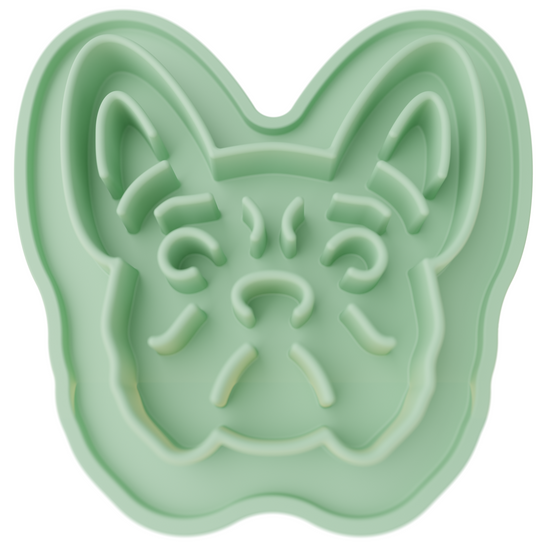 French Bulldog Slow Feeder (270ml / 9oz) 3D Printed