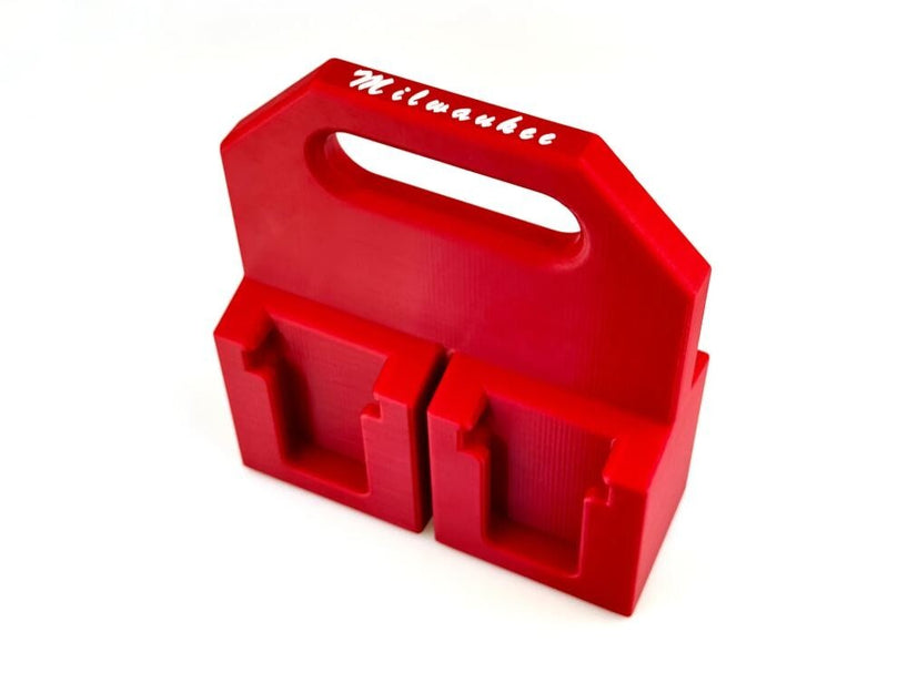 Milwaukee M18 Battery Caddy - 4-Pack (3D Printed)