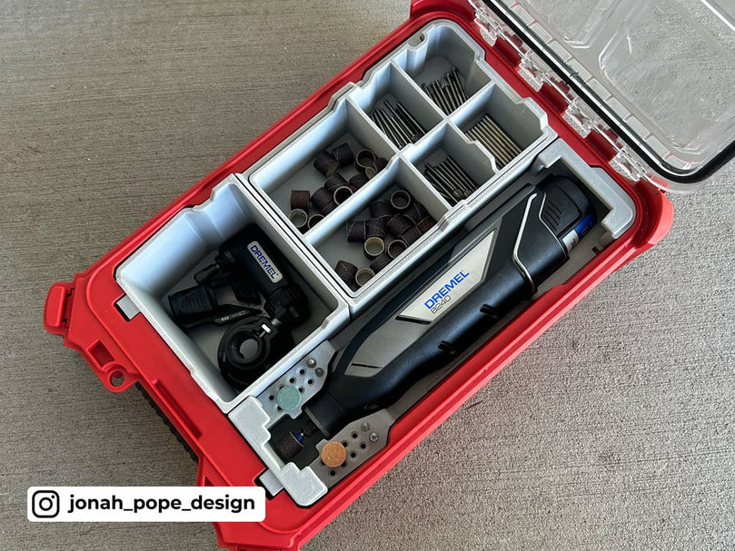 Dremel 8240 | Fits Milwaukee PACKOUT Compact Organiser 48228435