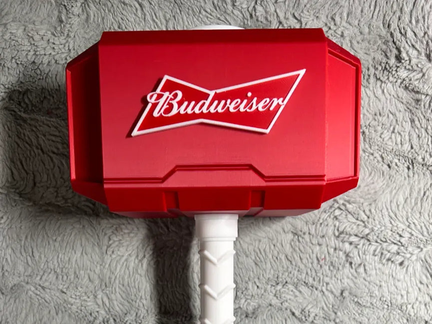 Budweiser Mjolnir — Thor's Hammer by 3D Printify