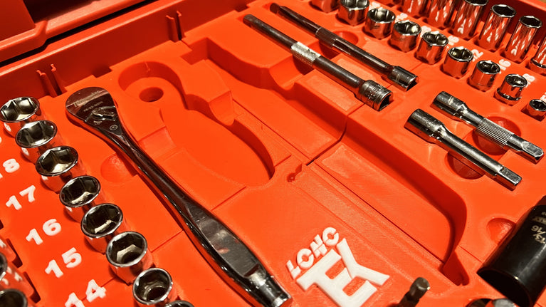 Milwaukee 56 Piece Plus 11 Socket Set PACKOUT Drawer Insert - PACKOUT Insert