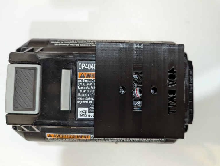 Ryobi 40V Battery Wall Mount - Tool Holder