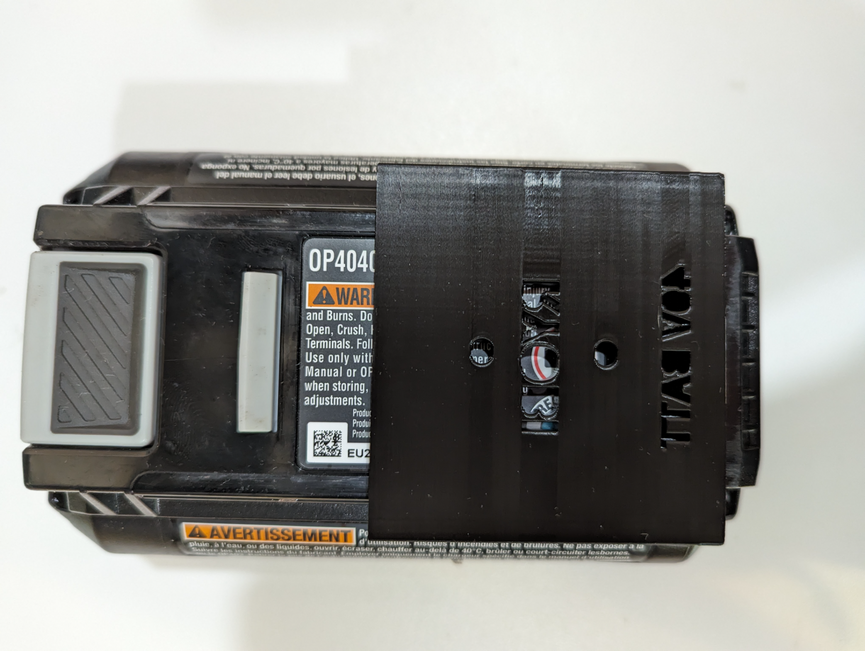 Ryobi 40V Battery Wall Mount - Tool Holder