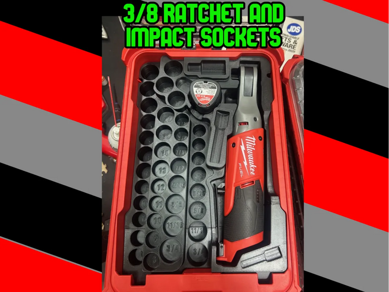 Milwaukee PACKOUT 3/8 in Ratchet & Impact Socket Insert