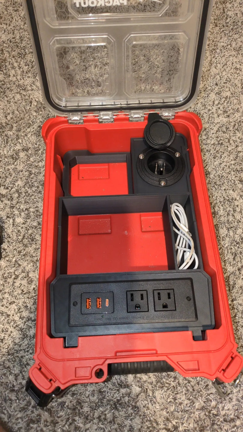 Milwaukee M18 Top-Off PACKOUT Charger & Storage Box
