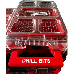 Milwaukee PACKOUT M18 Gen 3 impact driver battery storage insert