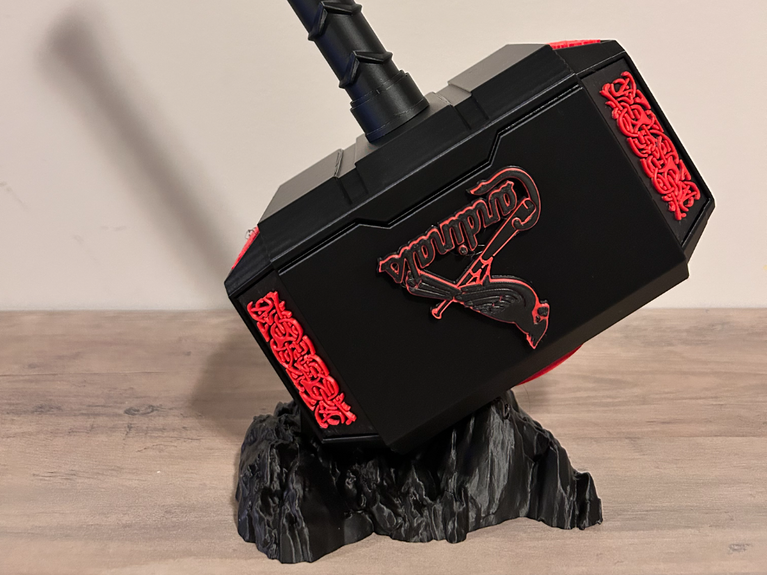 St. Louis Cardinals Eclipse Mjolnir - Thor's Hammer - Battery Storage Insert
