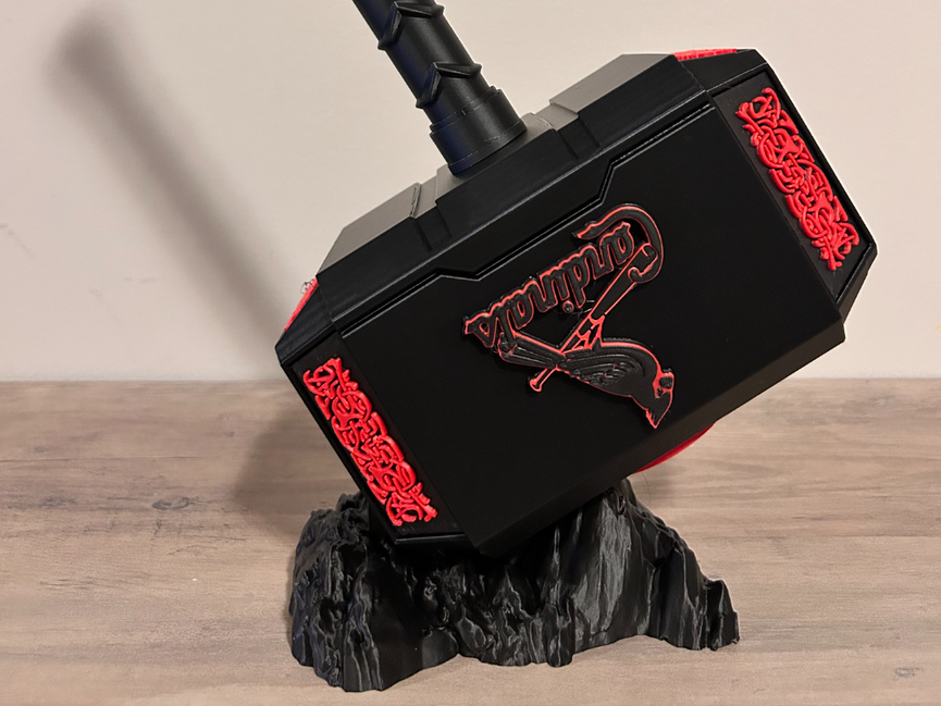 St. Louis Cardinals Eclipse Mjolnir - Thor's Hammer - Battery Storage Insert