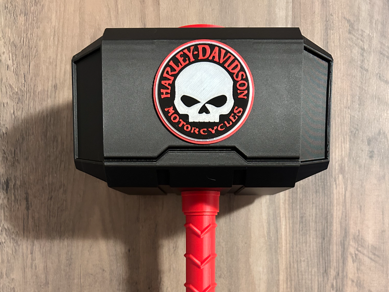 Harley Davidson Alternate Mjolnir - Thor's Hammer - Battery Storage Insert