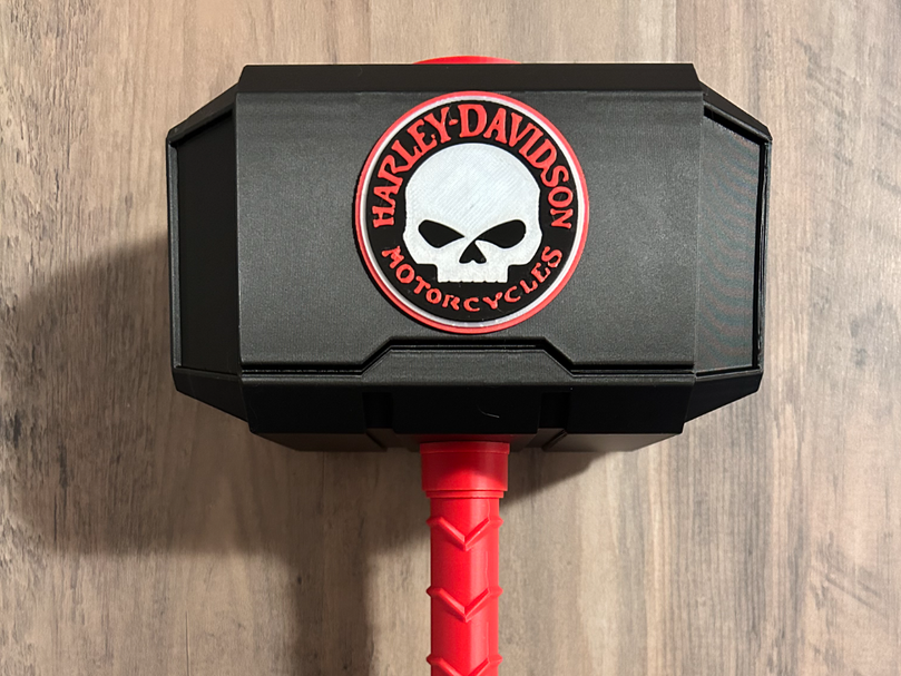 Harley Davidson Alternate Mjolnir - Thor's Hammer - Battery Storage Insert